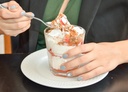 Fresas con Crema con alcohol