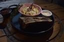 esquites con tuetano