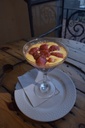Fresas con Crema con alcohol