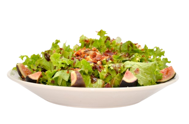 Ensalada de higos y jamos serrano crocante