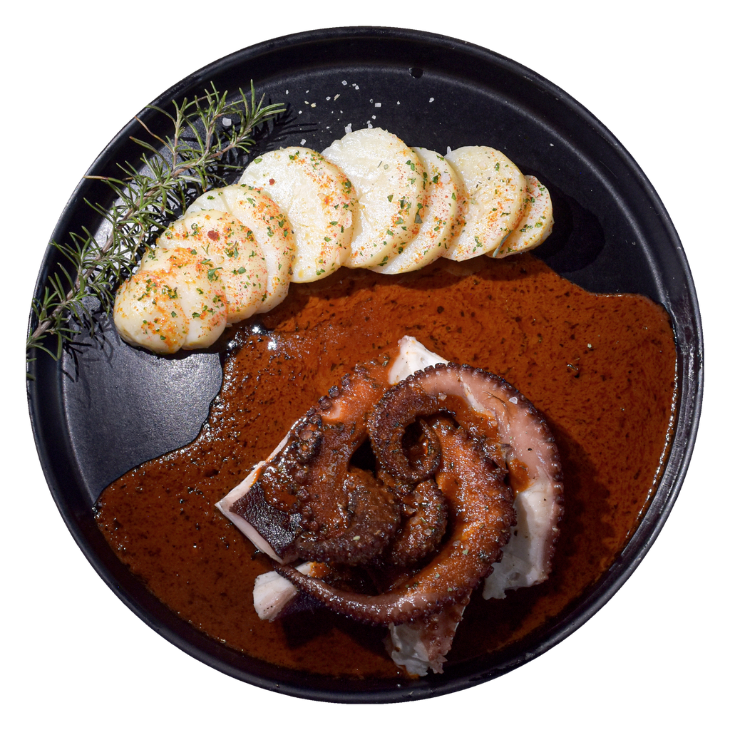 Pulpo Braseado de la Casa