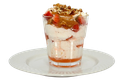 Fresas con Crema con alcohol